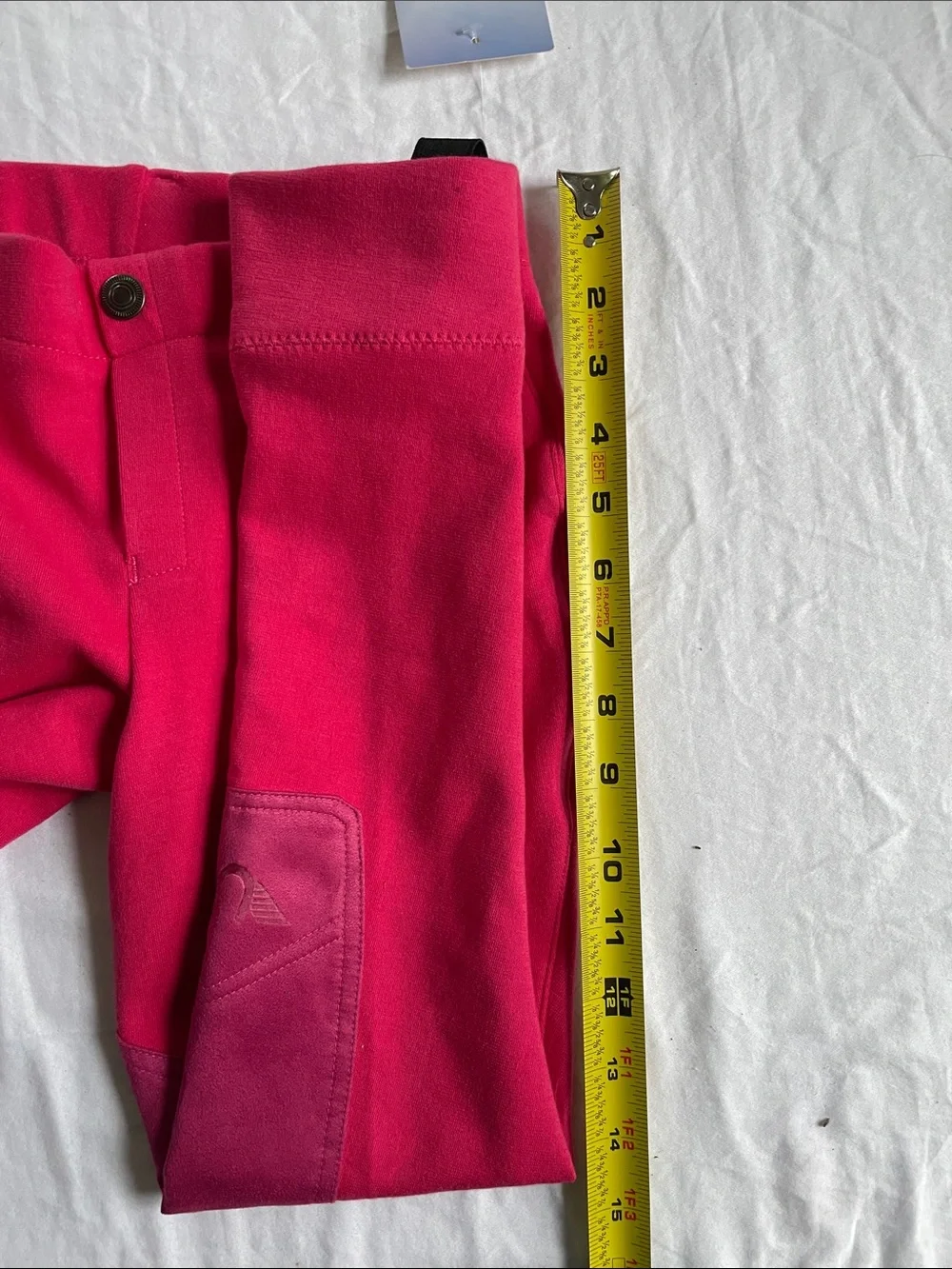 NWT Tuffrider Pants Equestrian Riding Breeches Leggings Size 8 Pink Horse Girl